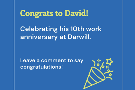 Work Anniversary David D.