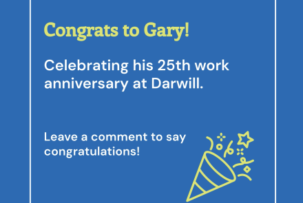 Work Anniversary Gary